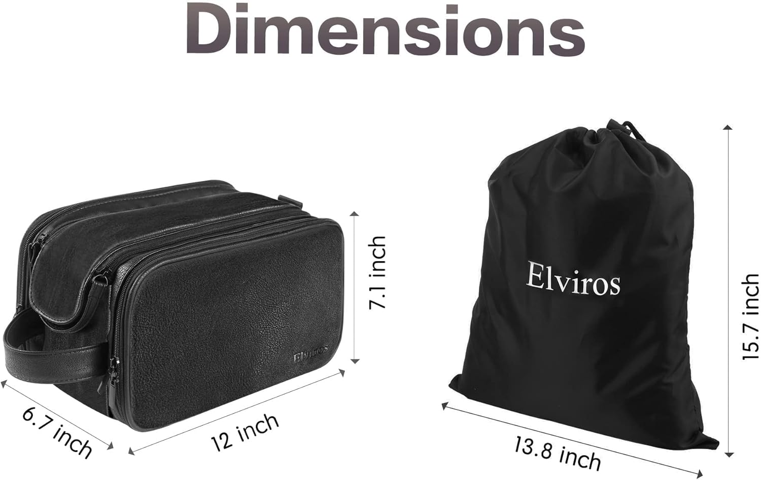 Trousse de Toilette Homme Imperméable et Spacieuse – Image 2