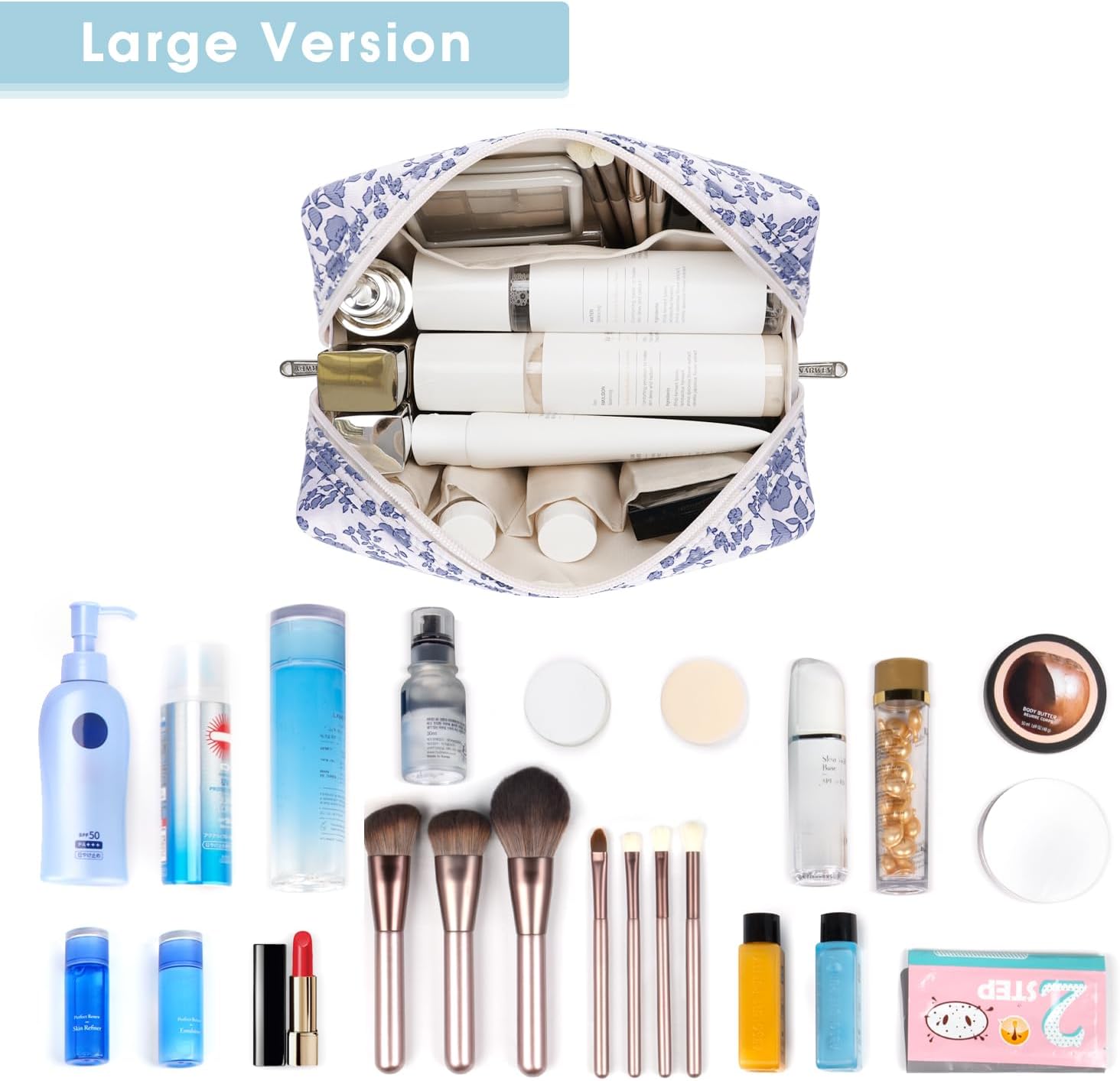Trousse de toilette de voyage élégante : l'organisateur idéal pour les femmes en déplacement – Image 2