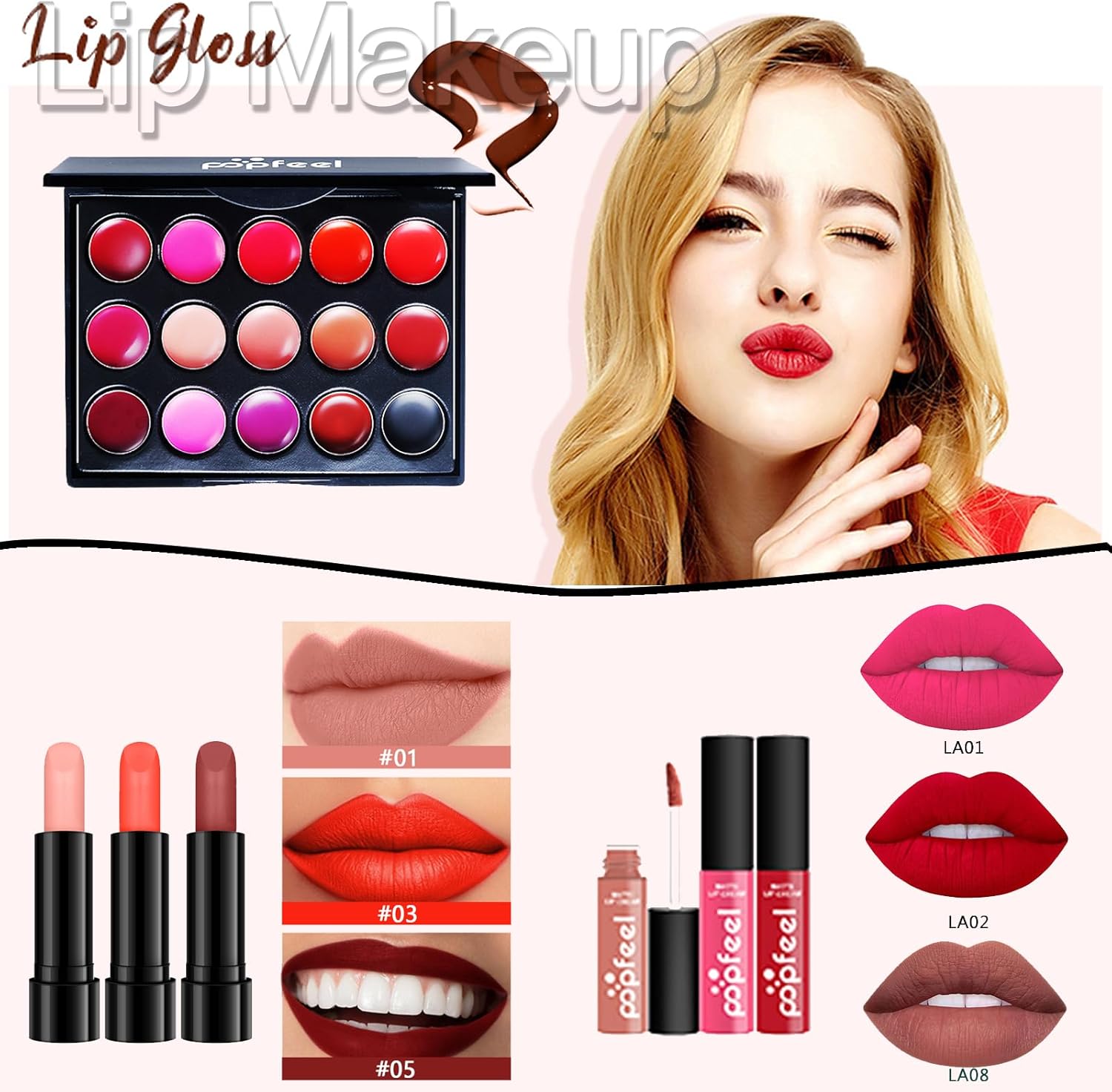 Ensemble de maquillage complet pour femmes : kit de démarrage idéal pour un look parfait en voyage – Image 5