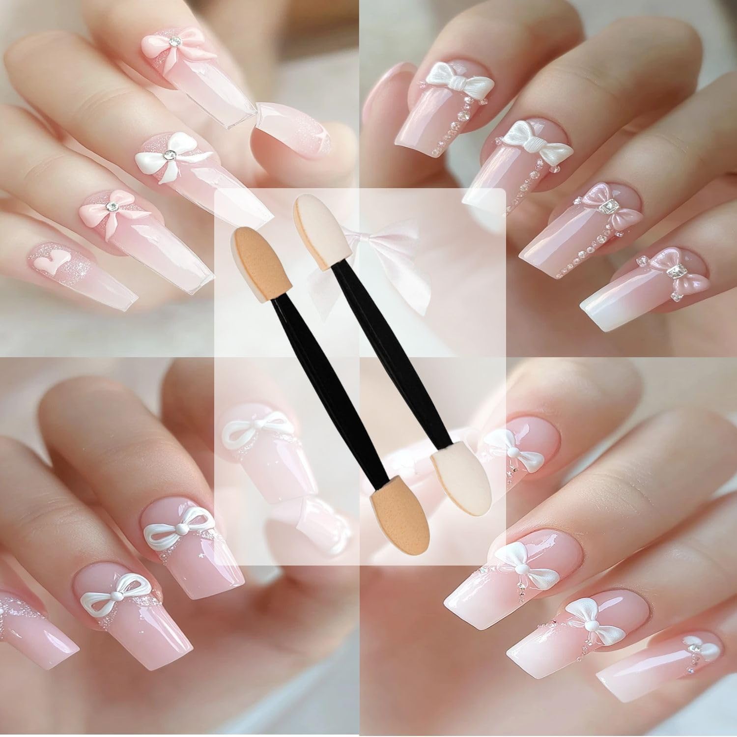 Applicateurs de fard à paupières jetables : 10 pièces élégantes pour un maquillage précis et impeccable – Image 7