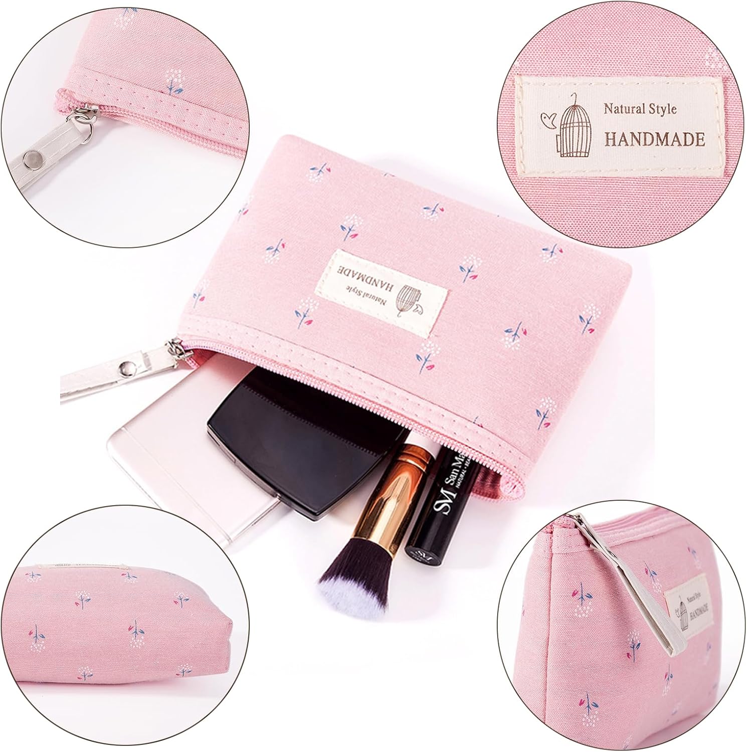Pochette de maquillage imprimée : 5 trousses de toilette élégantes pour les passionnées de beauté – Image 3