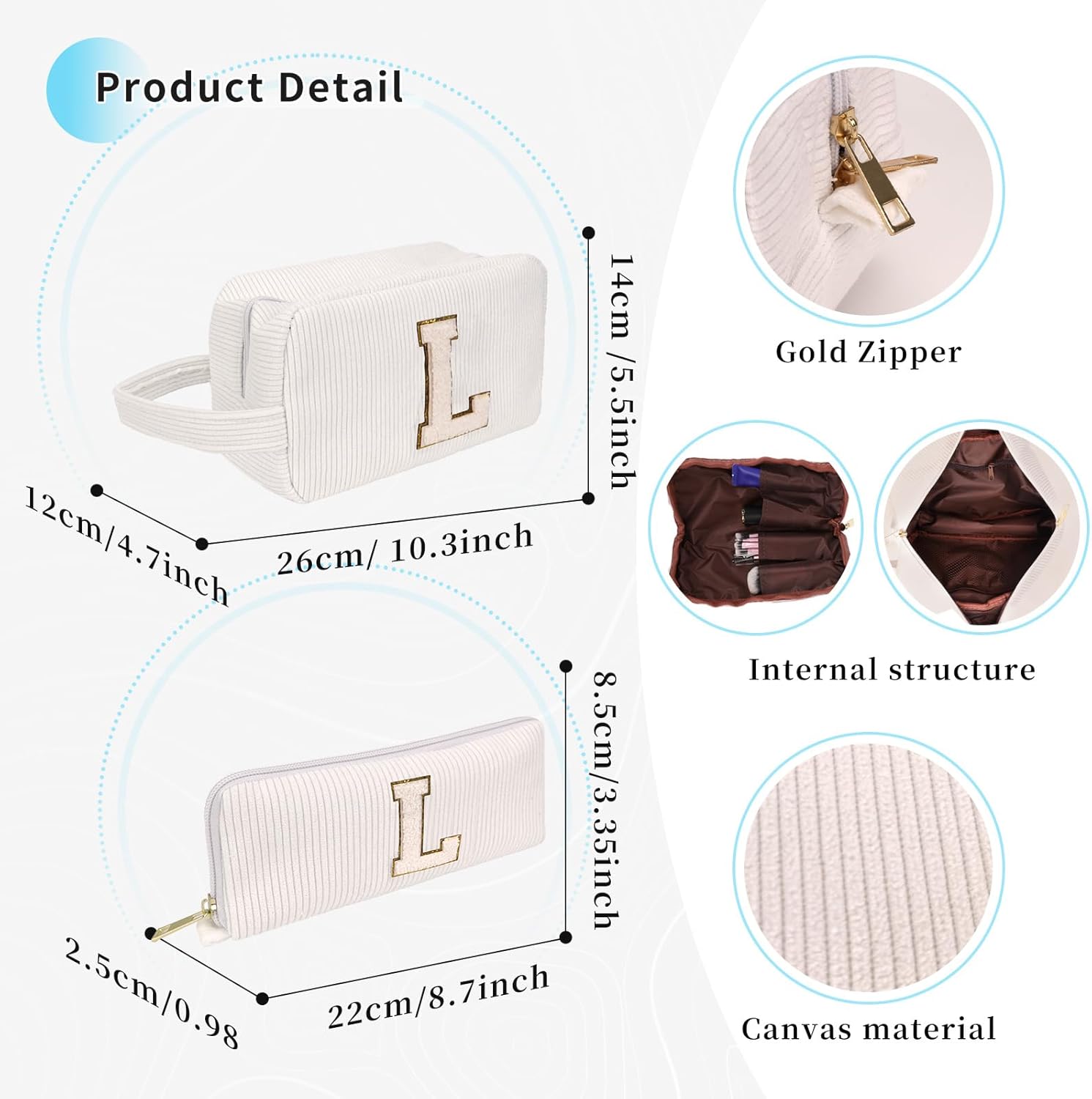 Trousse de maquillage femme : l'ensemble pratique pour un voyage stylé et organisé – Image 2