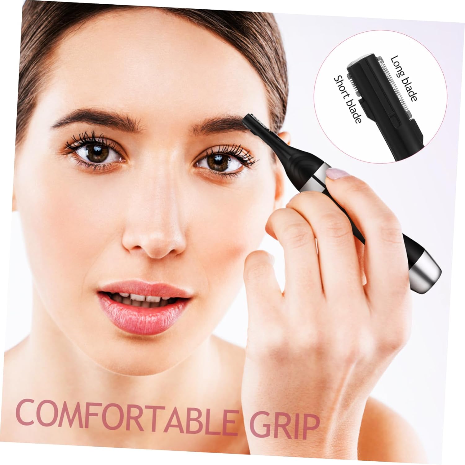 Tondeuse électrique à sourcils : épilateur de précision pour hommes, facile à utiliser et idéal pour un visage soigné – Image 2
