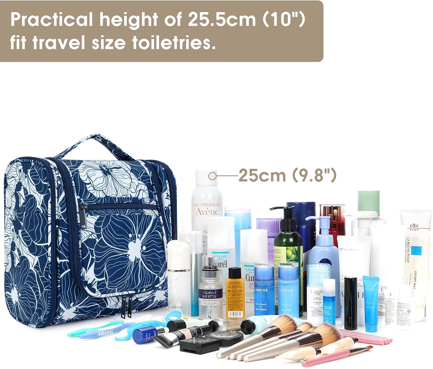 Trousse de toilette à suspendre : élégance et praticité pour les femmes en voyage – Image 6