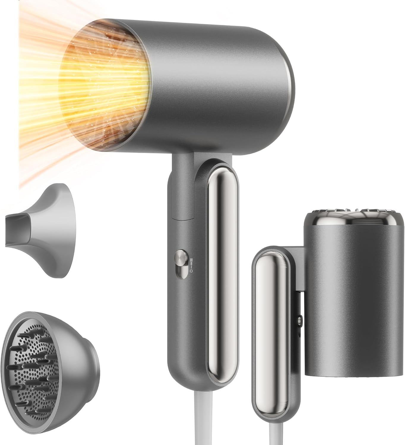 Sèche cheveux ionique 1800W avec diffuseur : l’allié parfait pour vos boucles en voyage