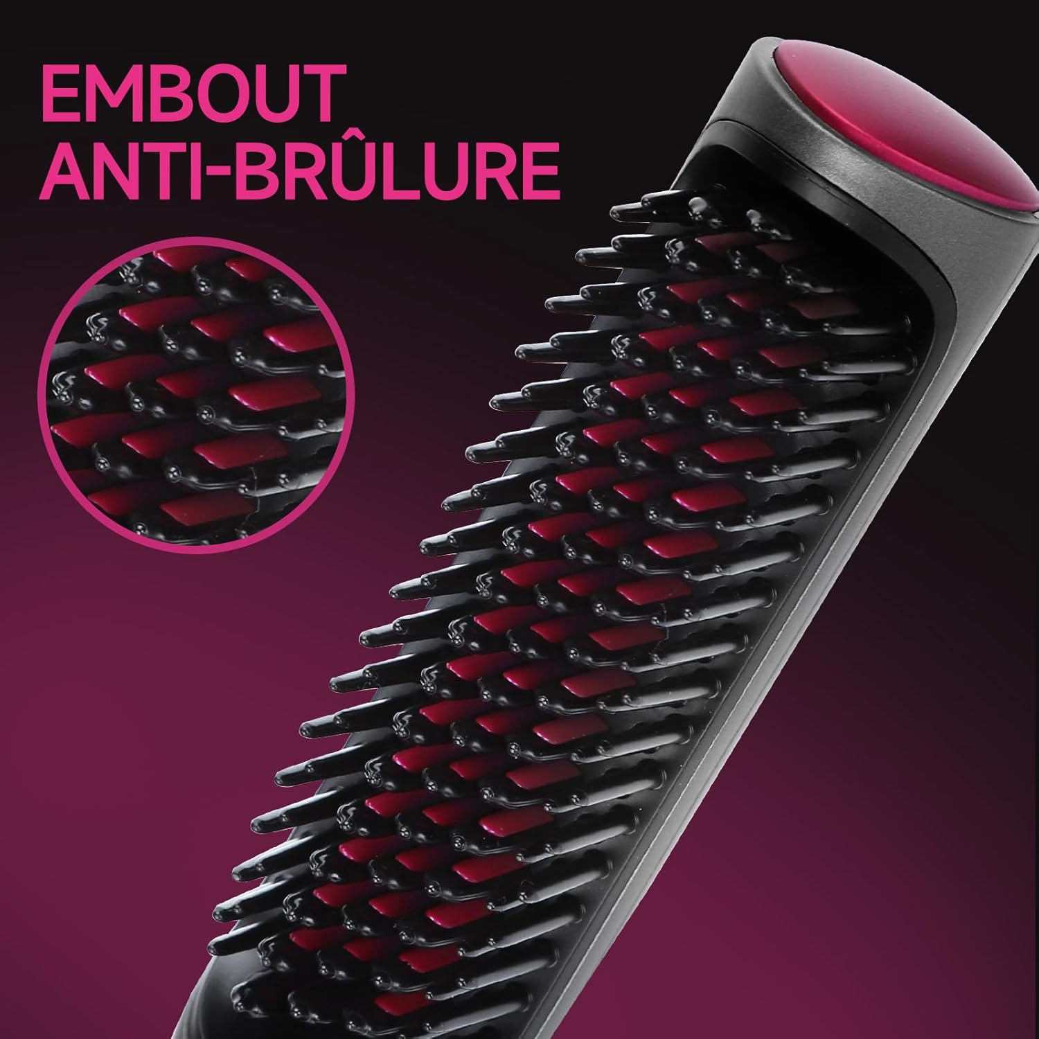 Brosse lissante ionique professionnelle : pour des cheveux soyeux et sans frisottis en un clin d'œil – Image 6