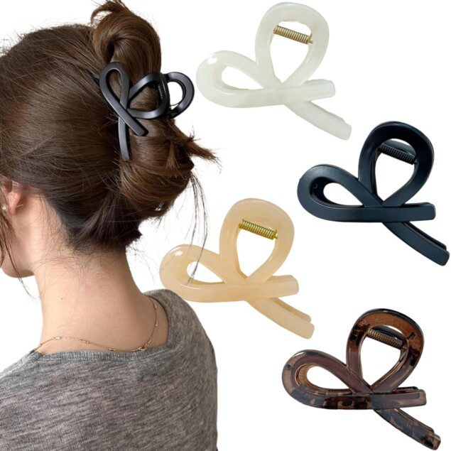 Pinces à cheveux de taille moyenne : accessoire indispensable pour femmes aux cheveux épais ou fins