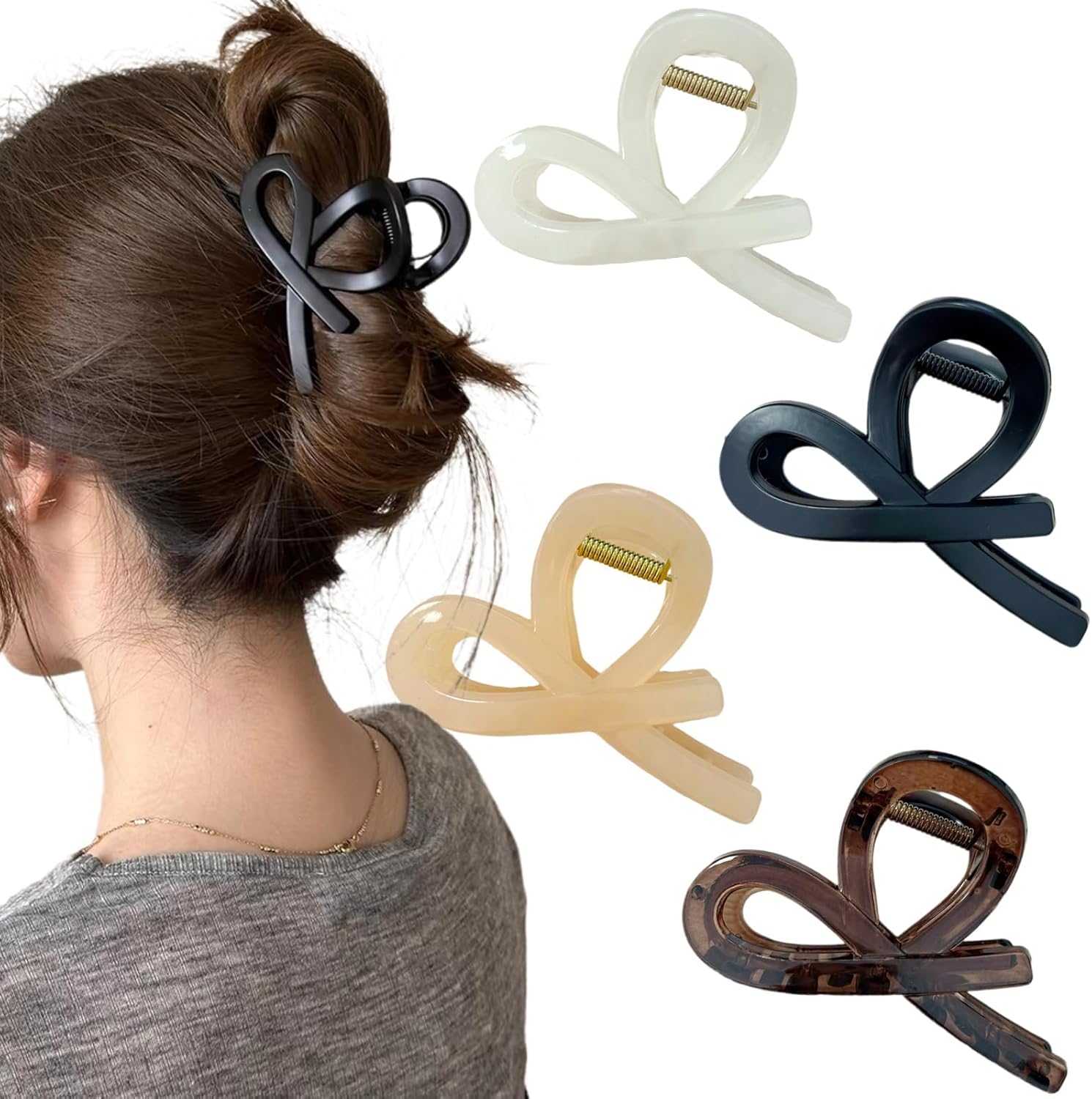Pinces à cheveux de taille moyenne : accessoire indispensable pour femmes aux cheveux épais ou fins