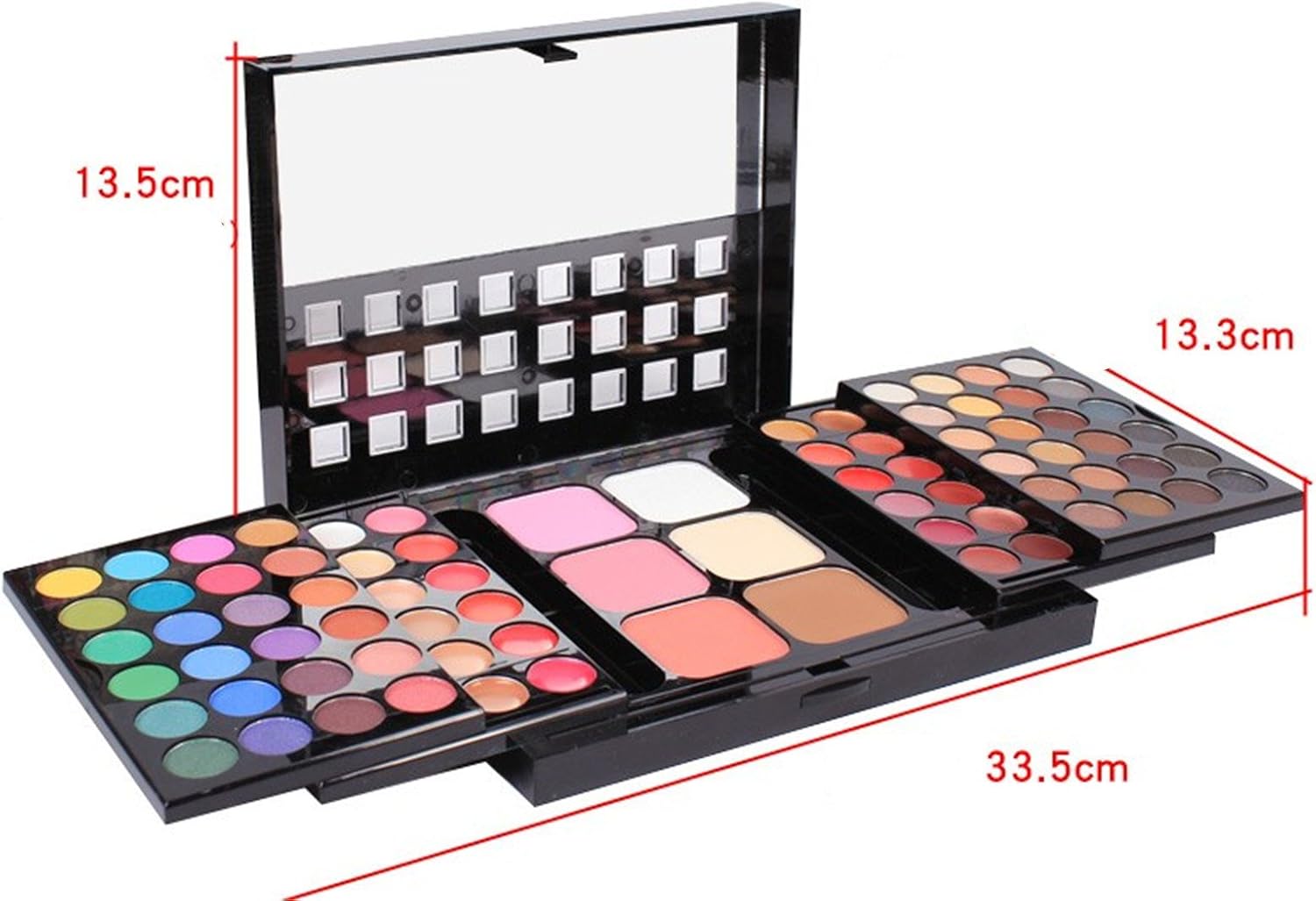 Palette de maquillage 78 couleurs : le kit idéal pour les femmes passionnées de beauté avec des ombres ultra pigmentées et des rouges à lèvres éclatants – Image 9