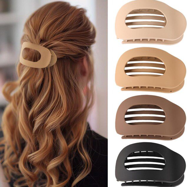 Pinces à cheveux françaises : lot de 4 pour femmes, maintien plat et sûr
Découvrez l'élégance et la tenue solide avec des dents intérieures pour un style impeccable