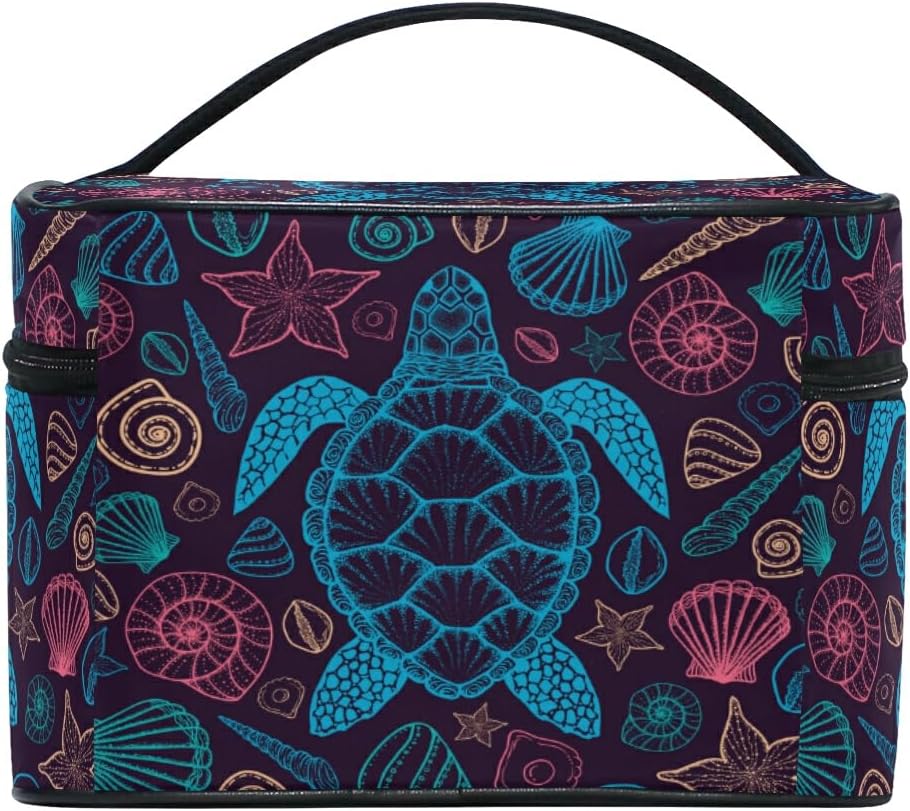 Grande trousse de maquillage avec motif chat : l'accessoire idéal pour adolescentes et femmes en voyage – Image 4
