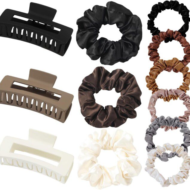 Pinces à cheveux en lot de 12 : accessoire élégant pour femmes et filles aux cheveux fins