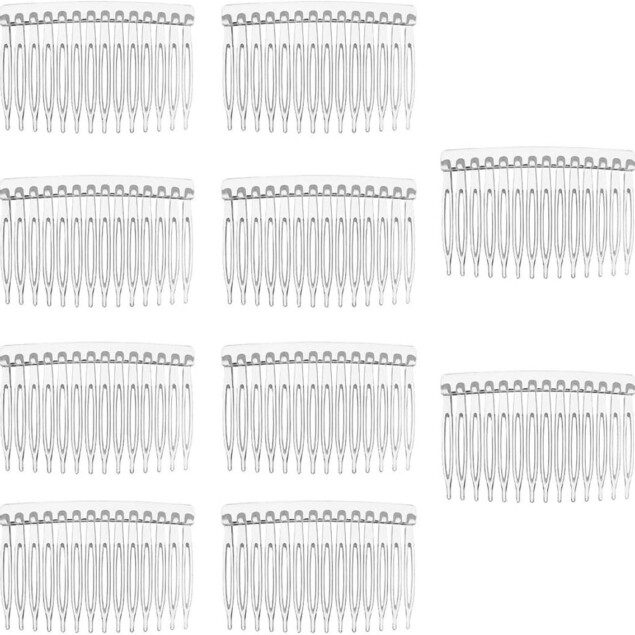 Peignes à cheveux latéraux transparents : 10 pièces élégantes pour la mariée, un accessoire incontournable pour un voile de mariage parfait