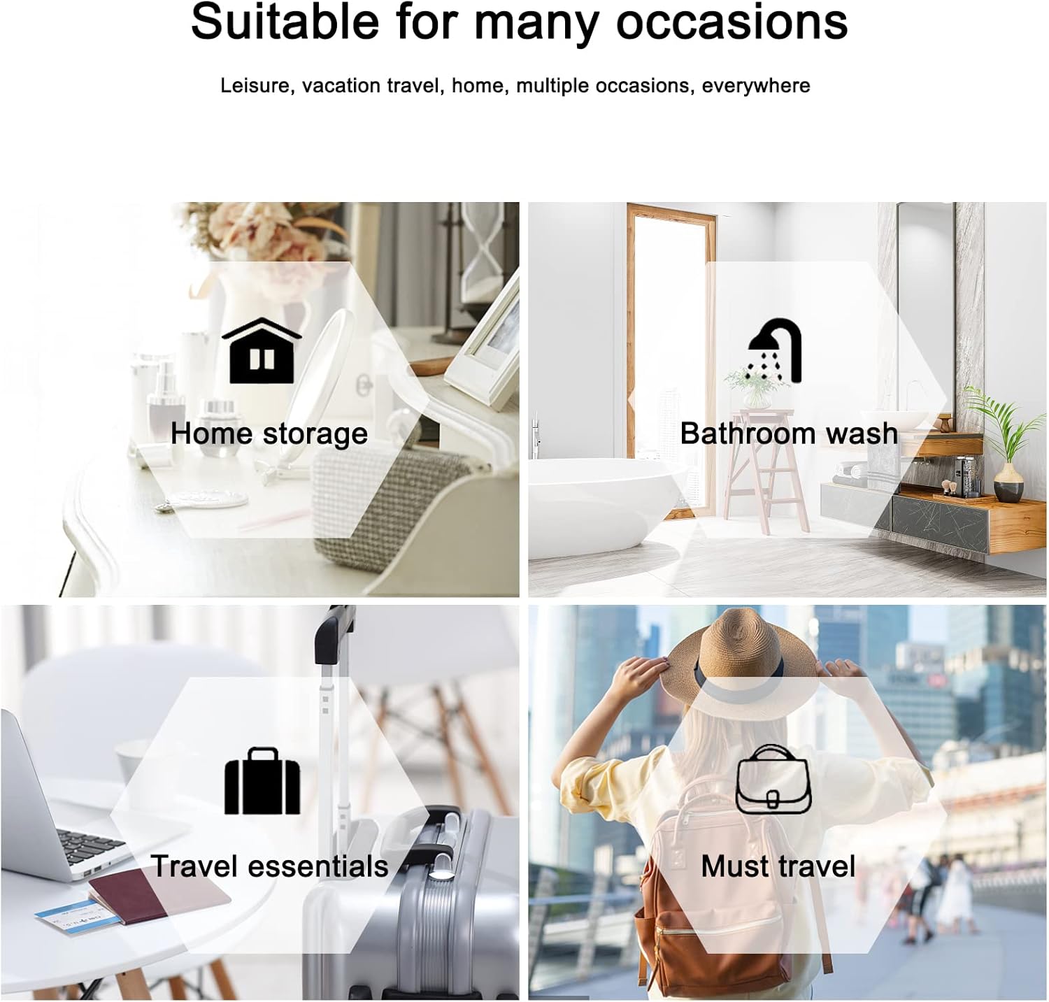 Trousse de toilette transparente : le compagnon idéal pour hommes, femmes et enfants en voyage Pochette étanche pour cosmétiques, pratique et élégante pour un rangement optimisé – Image 6