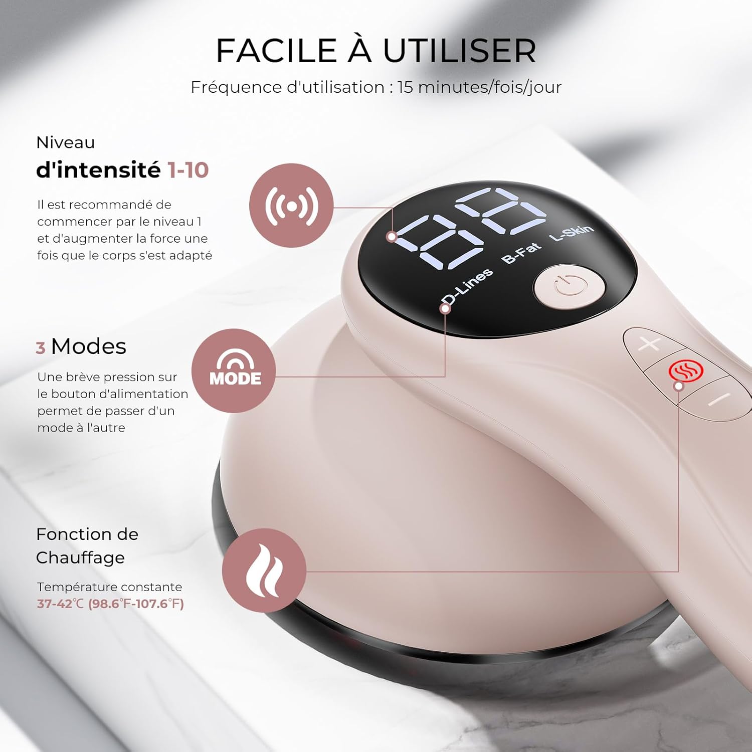 Appareil anti cellulite : le masseur multifonction idéal pour tonifier et resserrer la peau – Image 4