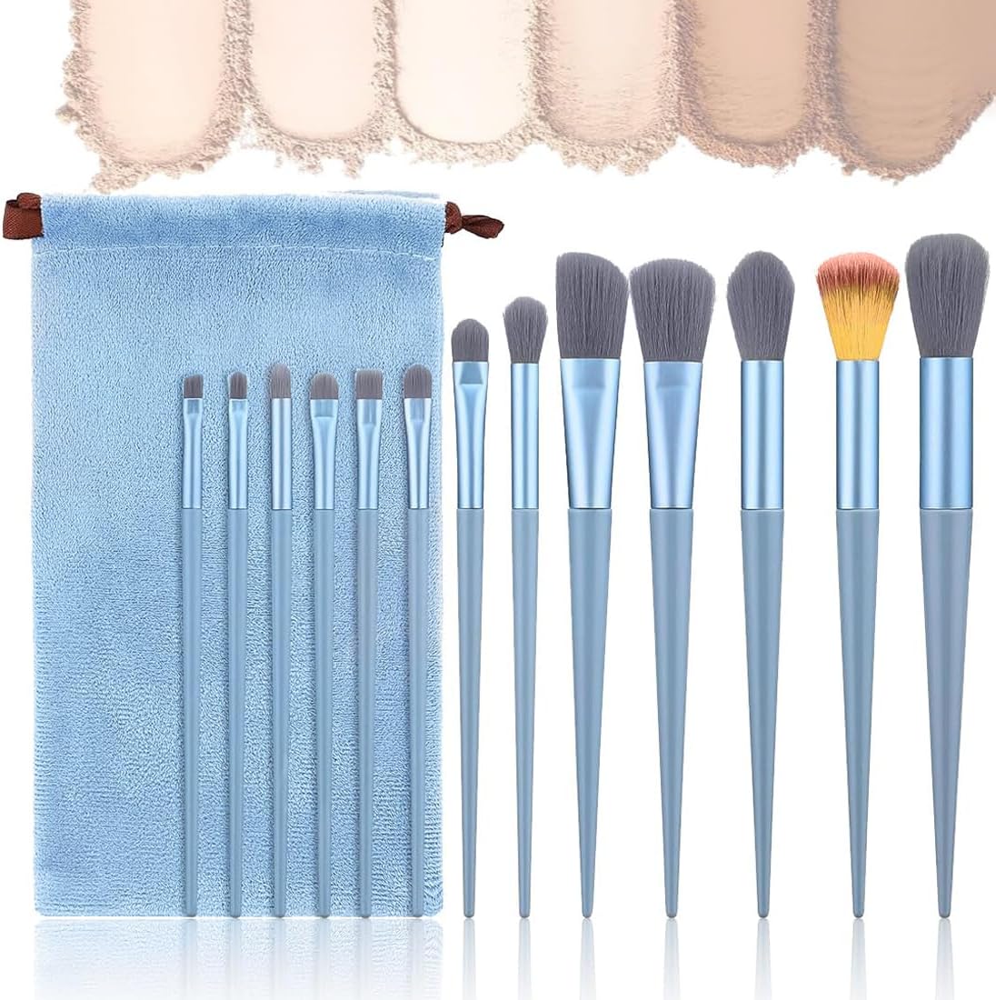 Pinceaux de maquillage professionnels : le set idéal pour les passionnées de beauté Découvrez 13 pinceaux de maquillage avec sac en peluche pour un teint parfait