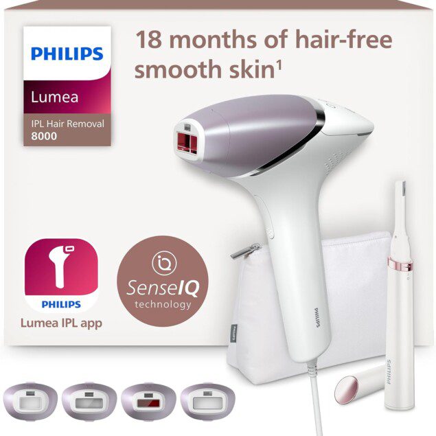 Épilateur à lumière pulsée Philips Lumea série 8000 : l’alternative idéale pour une épilation douce et efficace à domicile