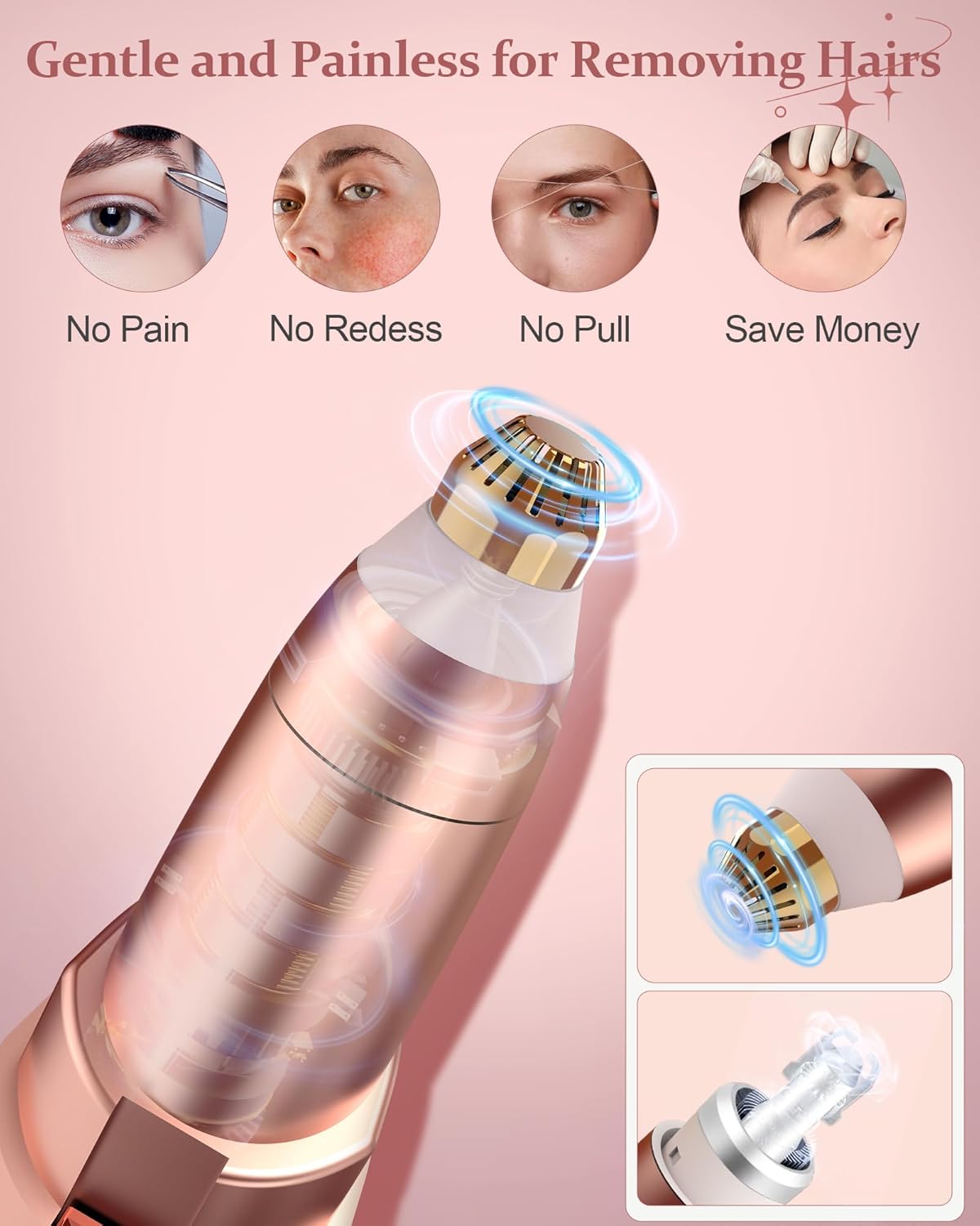 Rasoir sourcil femme électrique : le mini rasoir rechargeable pour un visage impeccablement épilé sans risque de coupure – Image 5