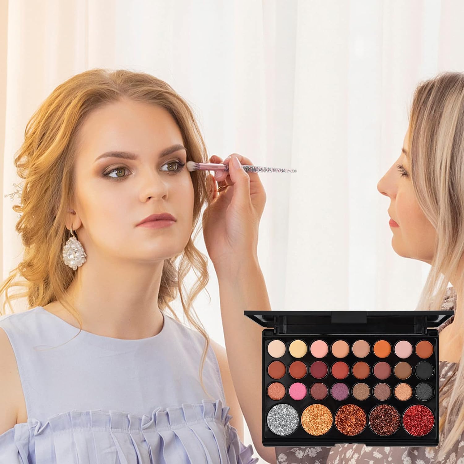 Palette de fards à paupières ultra pigmentée : 29 couleurs éclatantes pour un maquillage des yeux éblouissant – Image 6