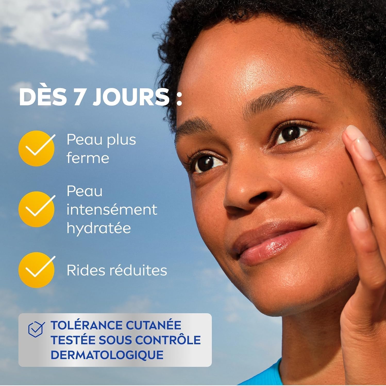 Crème hydratante visage Q10 et acide hyaluronique : routine anti-rides pour une peau éclatante – Image 4