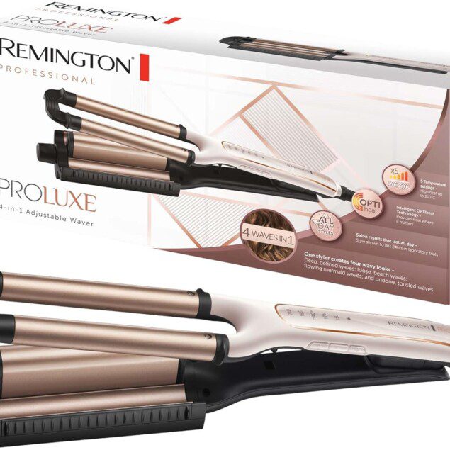 Remington Boucleur 4en1 : Ondulations Parfaites en Un Clin d'Œil