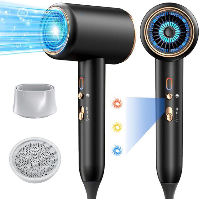 Sèche-cheveux professionnel ionique 2400 W : l'allié parfait pour des coiffures éclatantes et sans frisottis