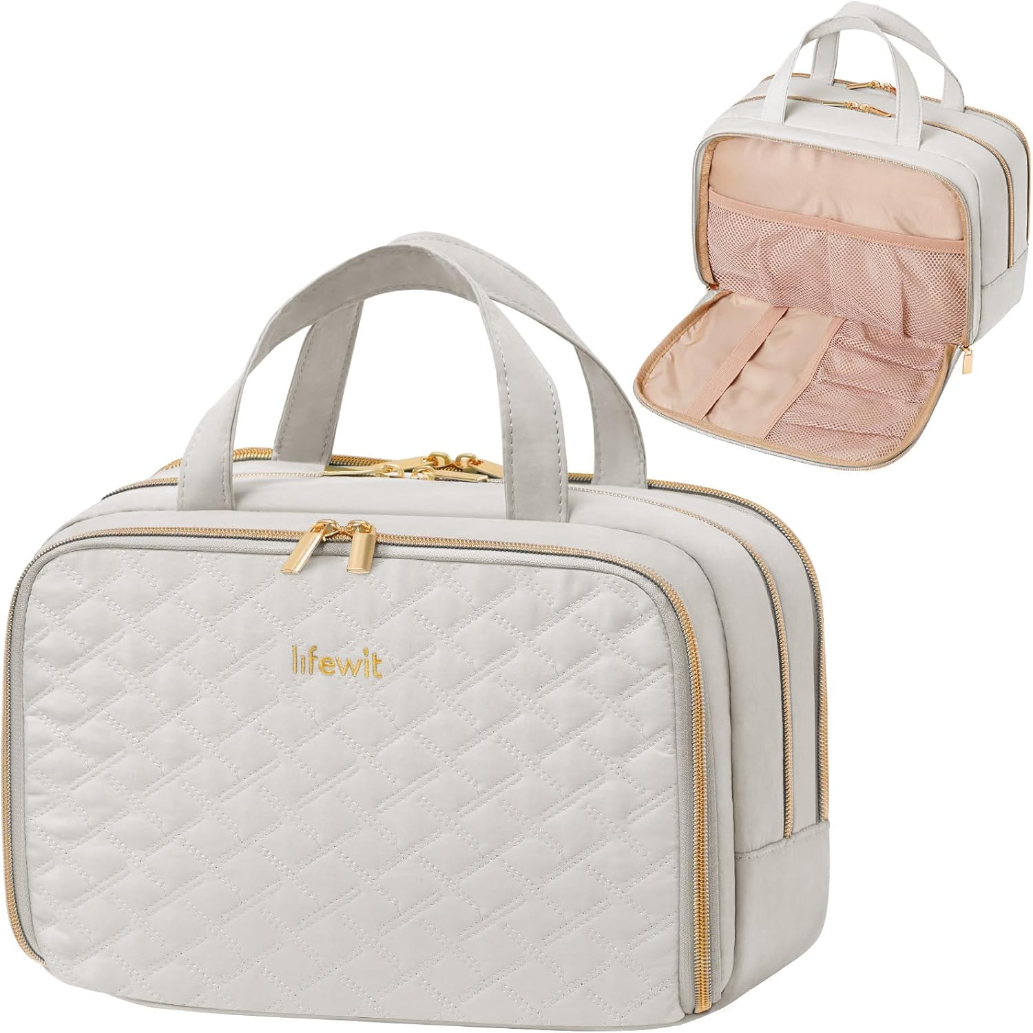 Trousse de toilette élégante pour les femmes : rangement pratique et esthétique lors de vos voyages