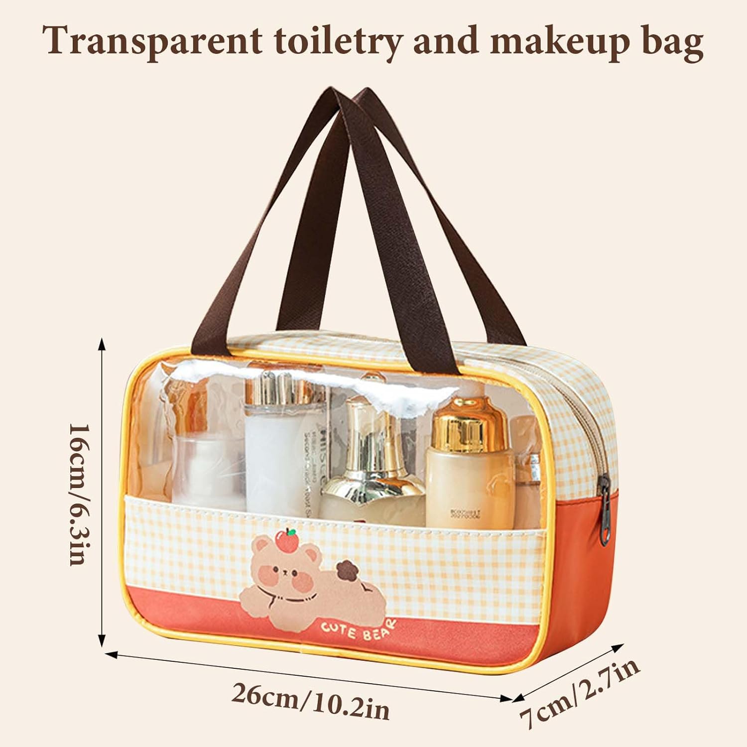 Trousse de toilette transparente imperméable pour voyage : l'accessoire idéal pour séparer vos essentiels secs et humides avec style – Image 2
