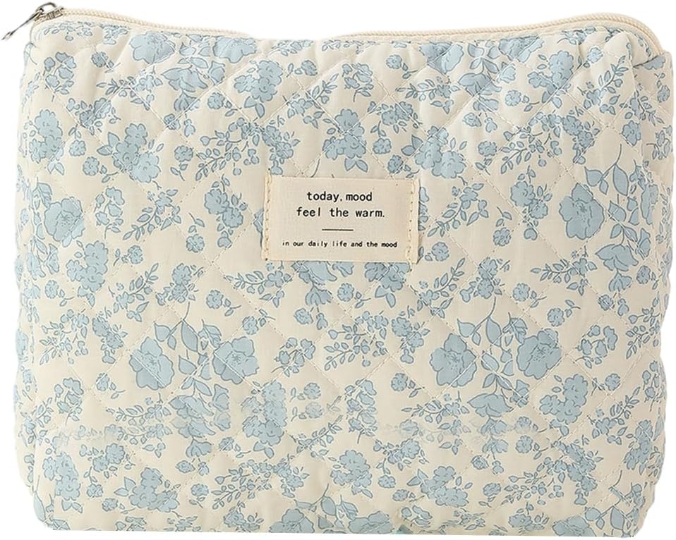 Trousse de toilette matelassée pour femme : élégance et praticité pour un rangement maquillage impeccable