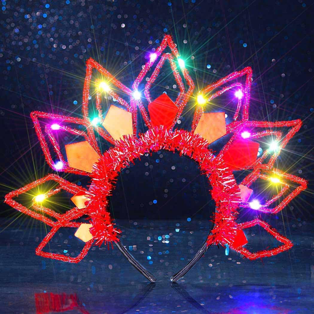 Bandeau de Noël lumineux : l'accessoire idéal pour les femmes qui souhaitent briller lors des fêtes