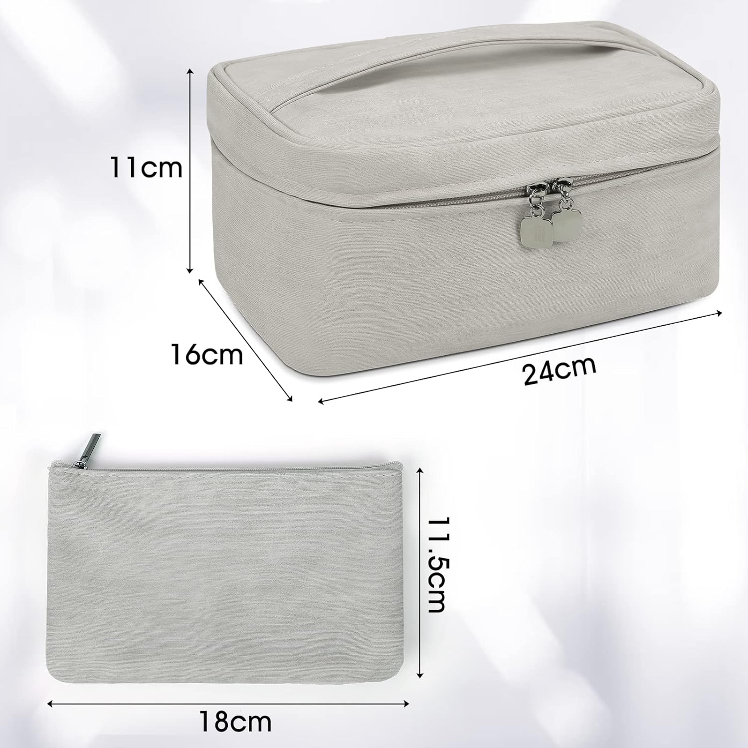 Trousse de toilette femme : élégance et grande capacité pour un voyage organisé – Image 5