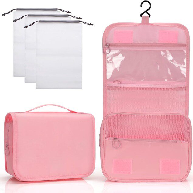 Trousse de toilette à suspendre : l'accessoire idéal pour hommes et femmes en voyage, fitness ou camping