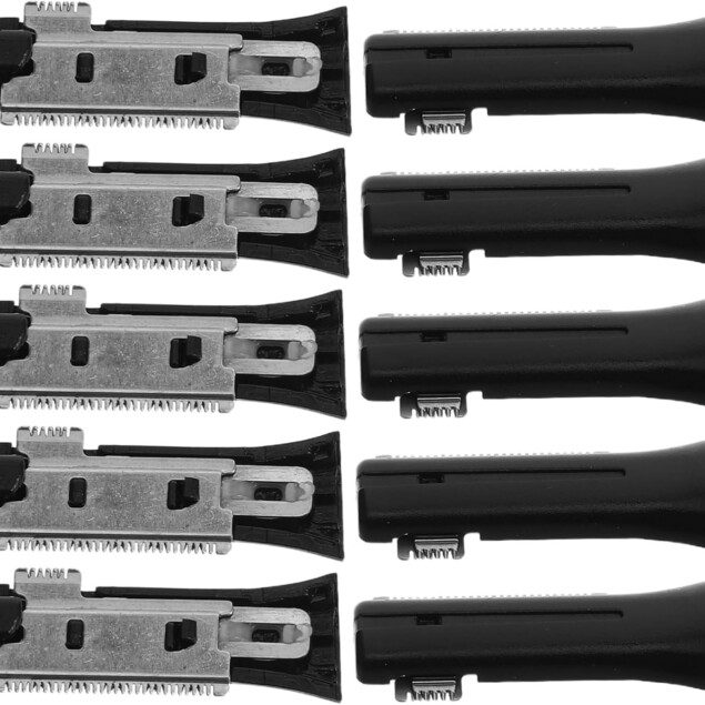 Lames de rechange pour tondeuse à sourcils : 10 pièces noires pour un rasage précis et rapide    Idéales pour un entretien soigné et compatible avec de nombreux modèles