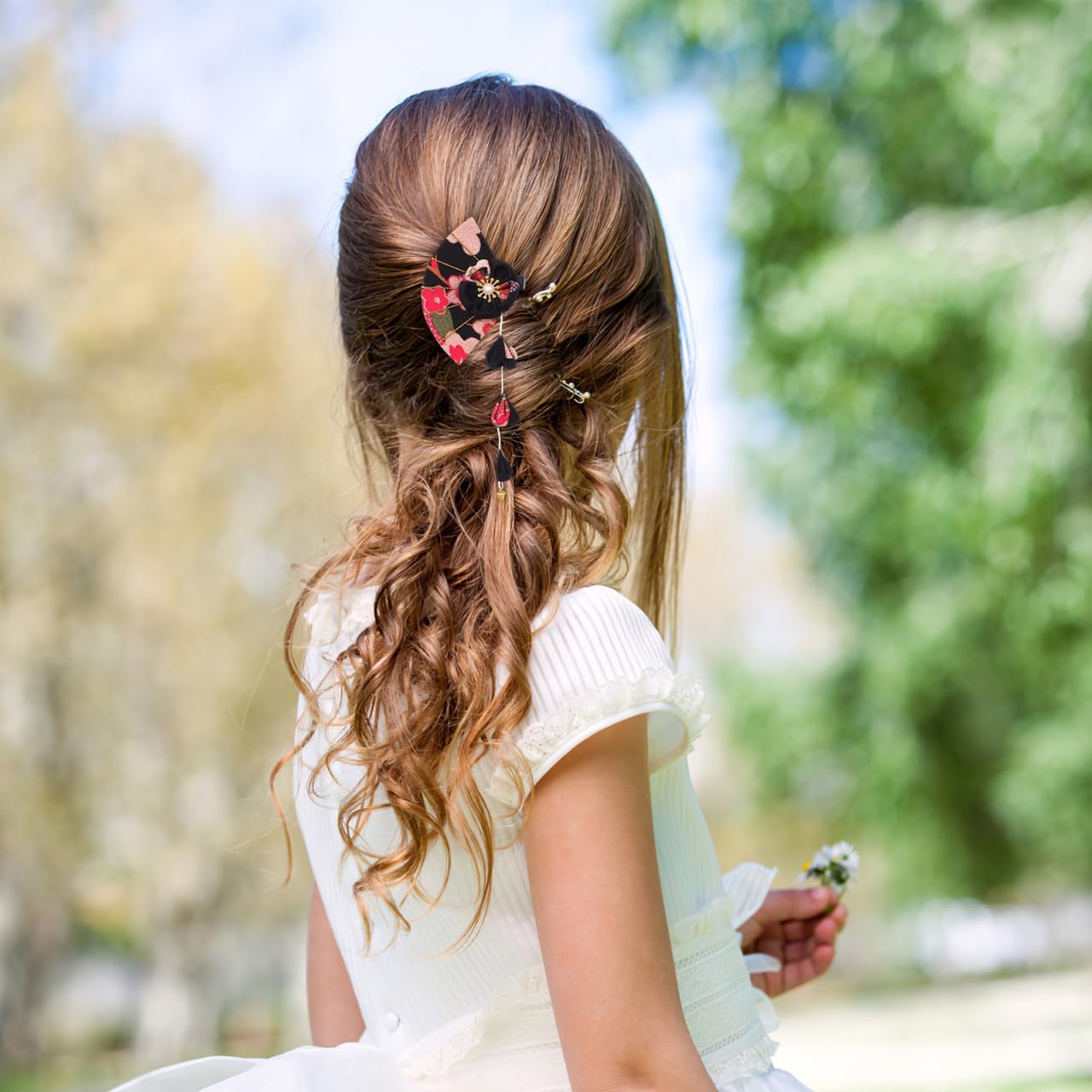 Épingle à cheveux fleur japonaise : accessoire rétro élégant pour femme en kimono – Image 8