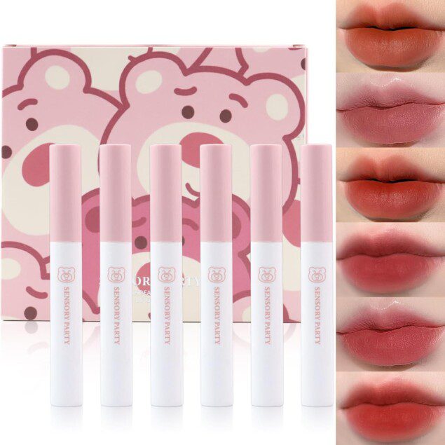 Rouges à lèvres liquides mats : le lot de 6 velours rouges pour un maquillage coréen longue durée et haute pigmentation