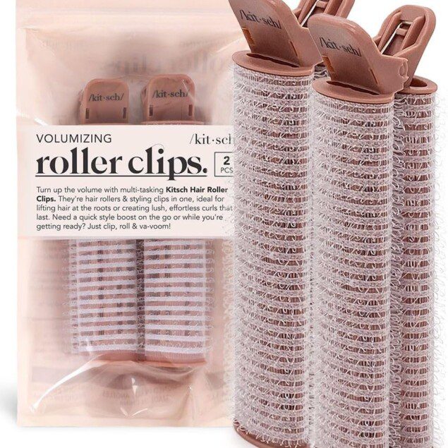Pinces à cheveux volumisantes : lot de 2 clips à rouleau pour femme, idéales pour des boucles et un volume instantané