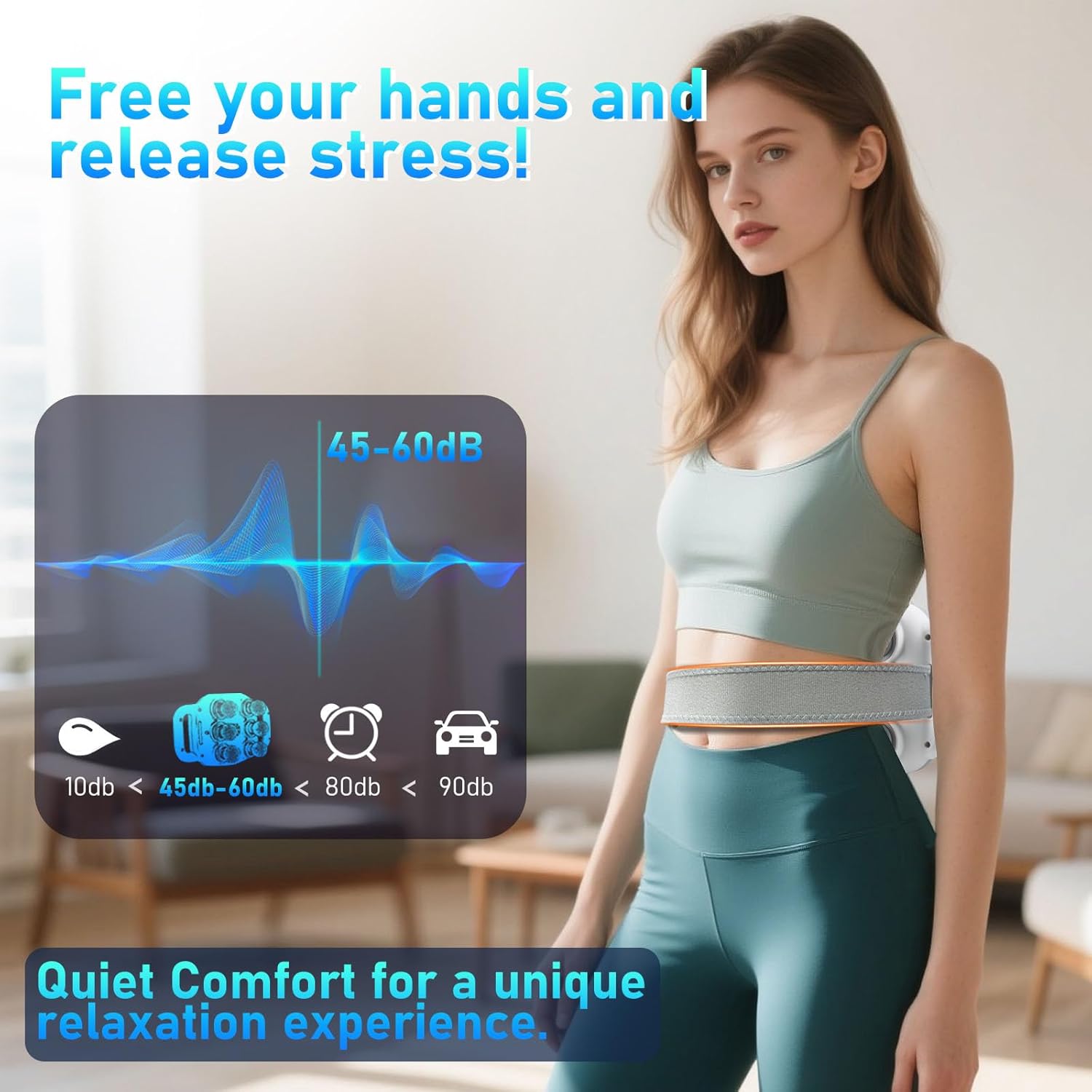 Pistolet de massage à 6 têtes pour sportifs : relaxation musculaire profonde et personnalisable – Image 5
