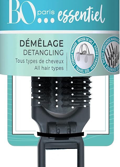 Brosse cheveux pliante avec miroir intégré : l'alliée nomade pour tous types de cheveux