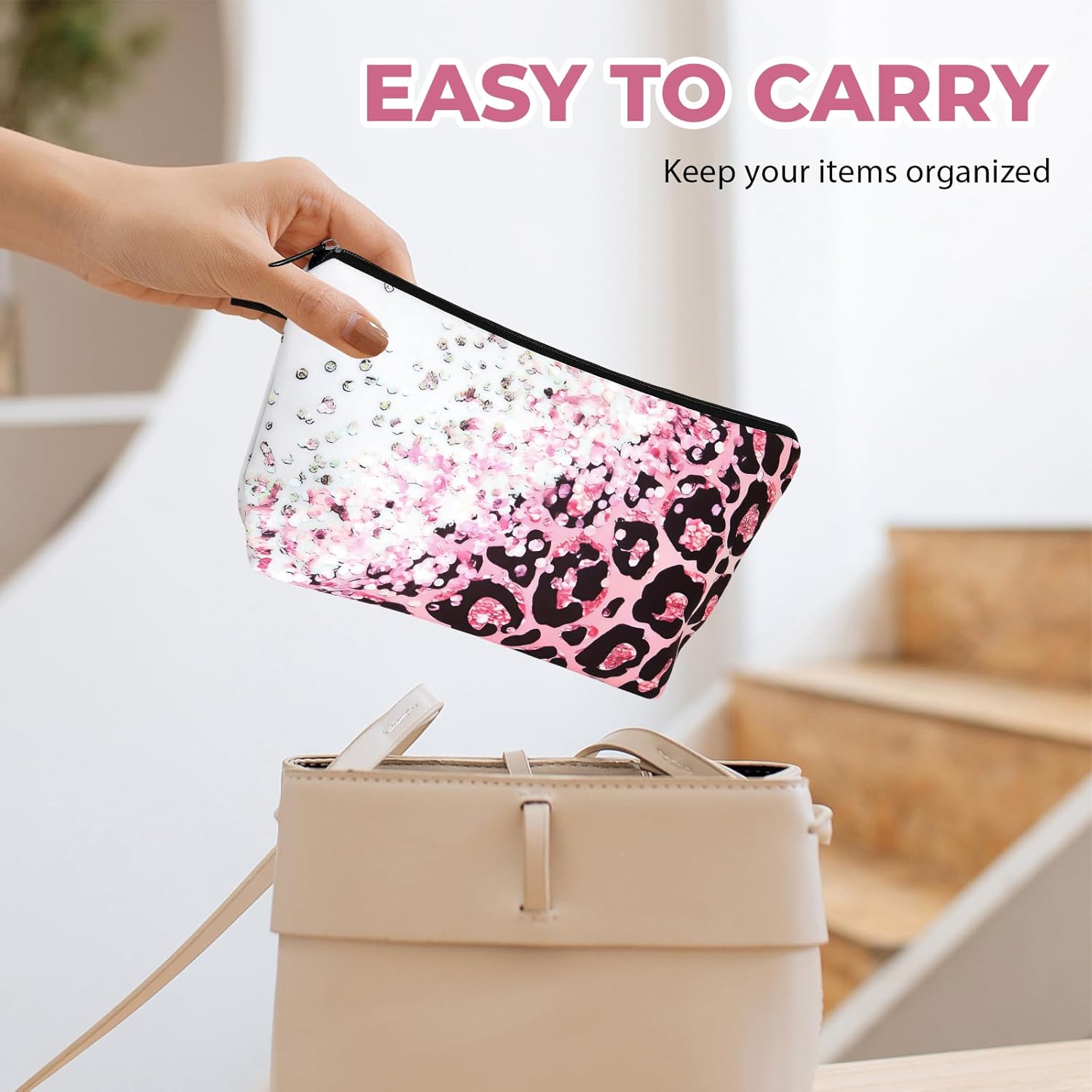 Trousse à maquillage élégante pour femmes : l'organisateur idéal pour le sac à main – Image 6