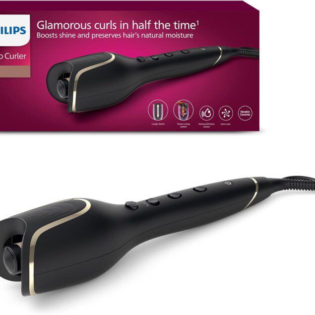 Boucleur automatique Philips série 8000 : 27 styles variés pour des coiffures impeccables