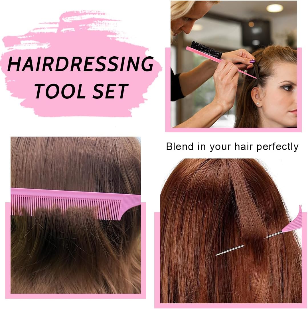 Accessoires de coiffure : lot de 5 outils pratiques pour femmes et filles Transformez vos coiffures avec aisance grâce à ces indispensables pour chignons et tresses – Image 3