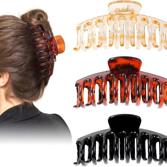 Pinces à cheveux antidérapantes : l'accessoire idéal pour femmes et filles aux cheveux épais ou fins