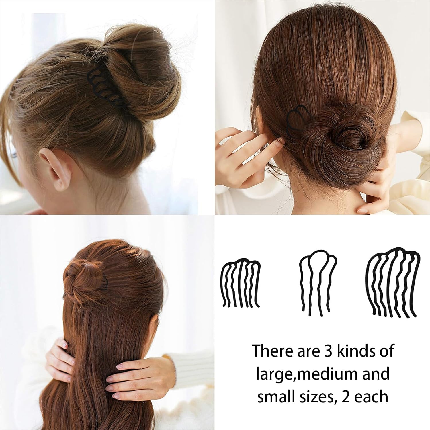 Peignes à cheveux décoratifs en métal : l'accessoire élégant pour femmes qui sublime vos coiffures – Image 5