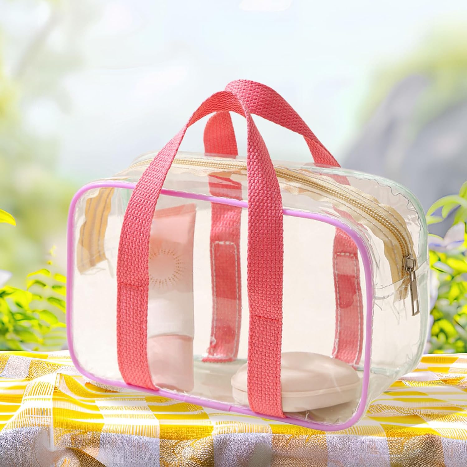 Trousse de maquillage de voyage transparente : l'alliée parfaite pour vos escapades et festivités – Image 8