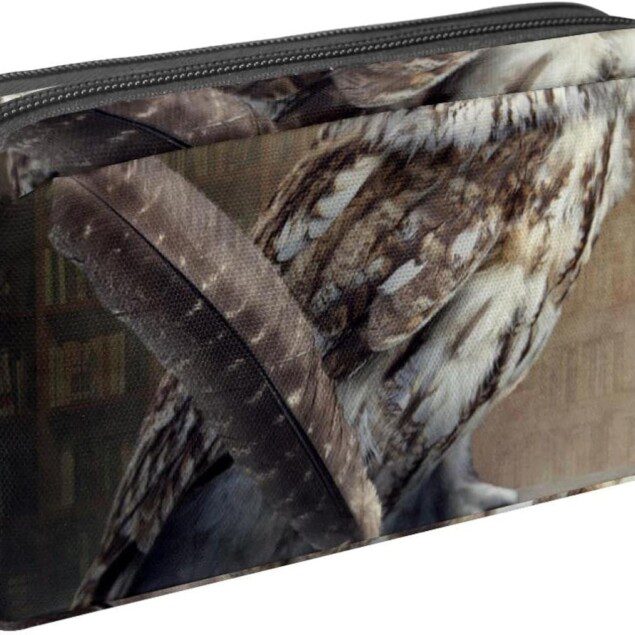 Trousse à crayons multicolore en pierres zen et bambou : l'accessoire élégant pour les étudiants et les créatifs
