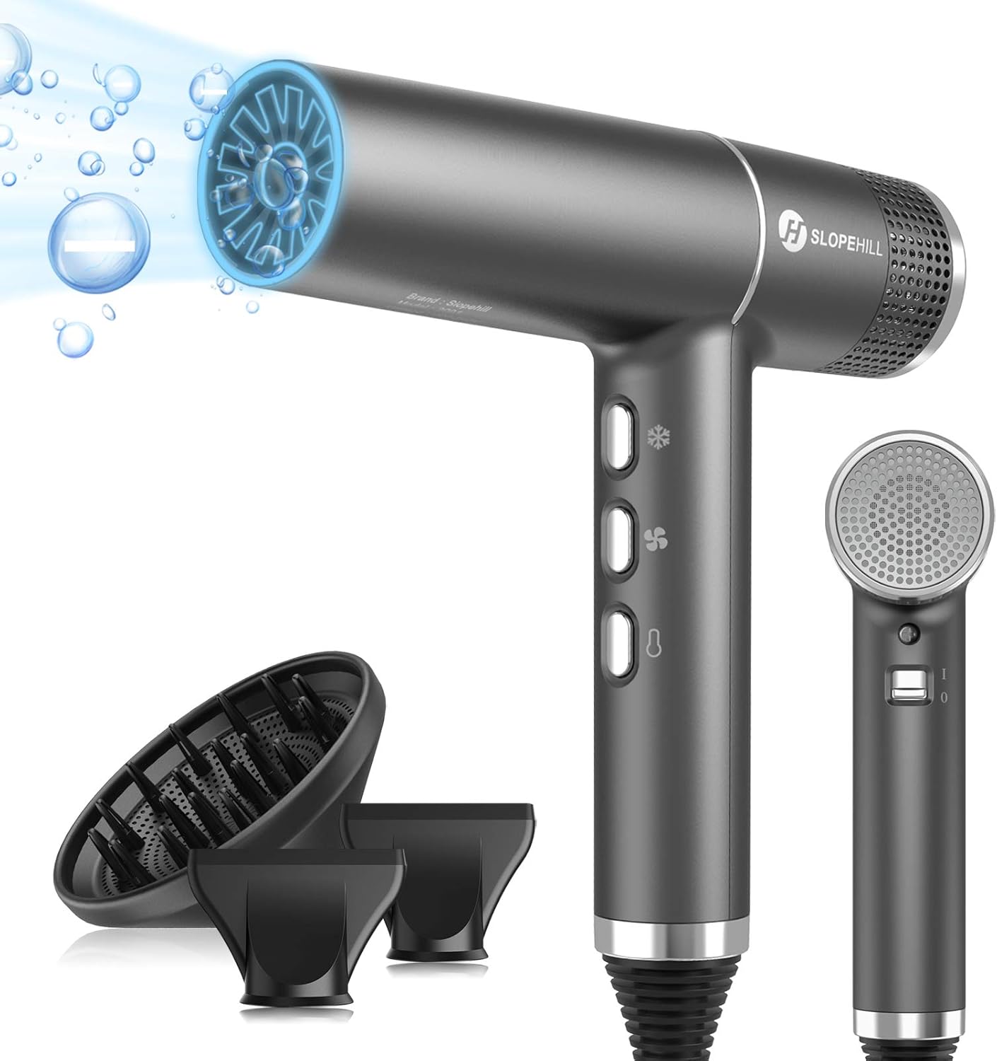Sèche-cheveux professionnel léger pour un coiffage rapide et efficace : technologie oxy active et moteur sans balais