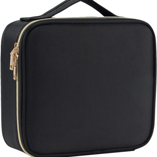 Trousse de maquillage professionnelle en tissu Oxford : l'accessoire idéal pour les passionnées de beauté en voyage