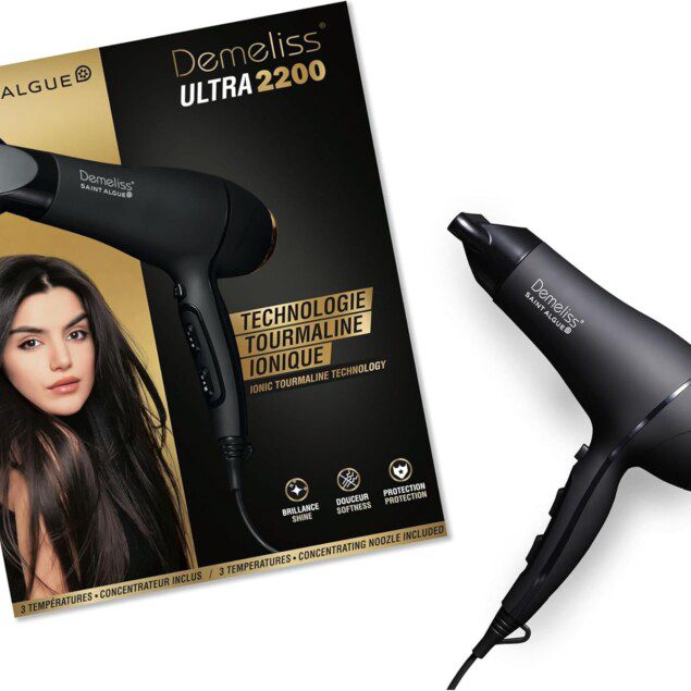 Sèche-cheveux puissant 2200W : pour des cheveux brillants et une coiffure sans frisottis