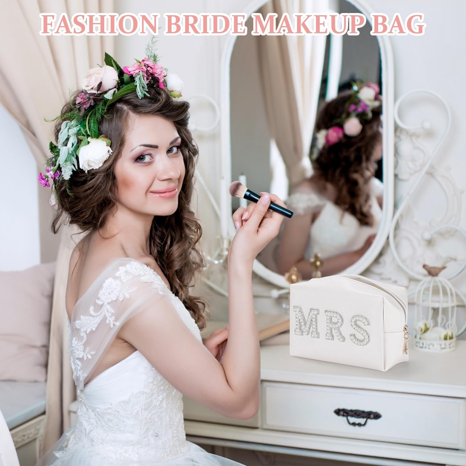 Trousse de maquillage pour la bride to be : le cadeau idéal pour un enterrement de vie de jeune fille élégant – Image 7