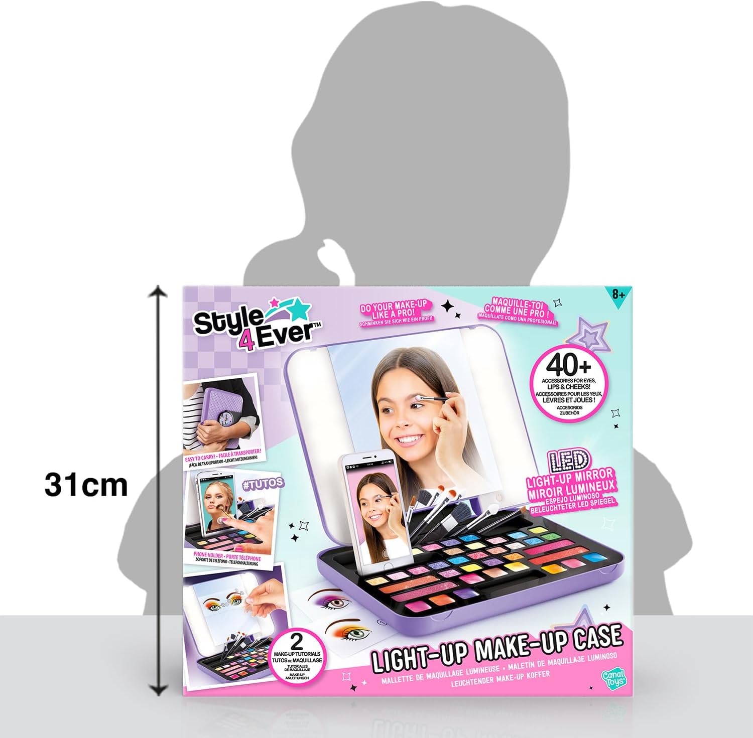 Mallette de maquillage LED : l'outil parfait pour les jeunes artistes créatifs – Image 10